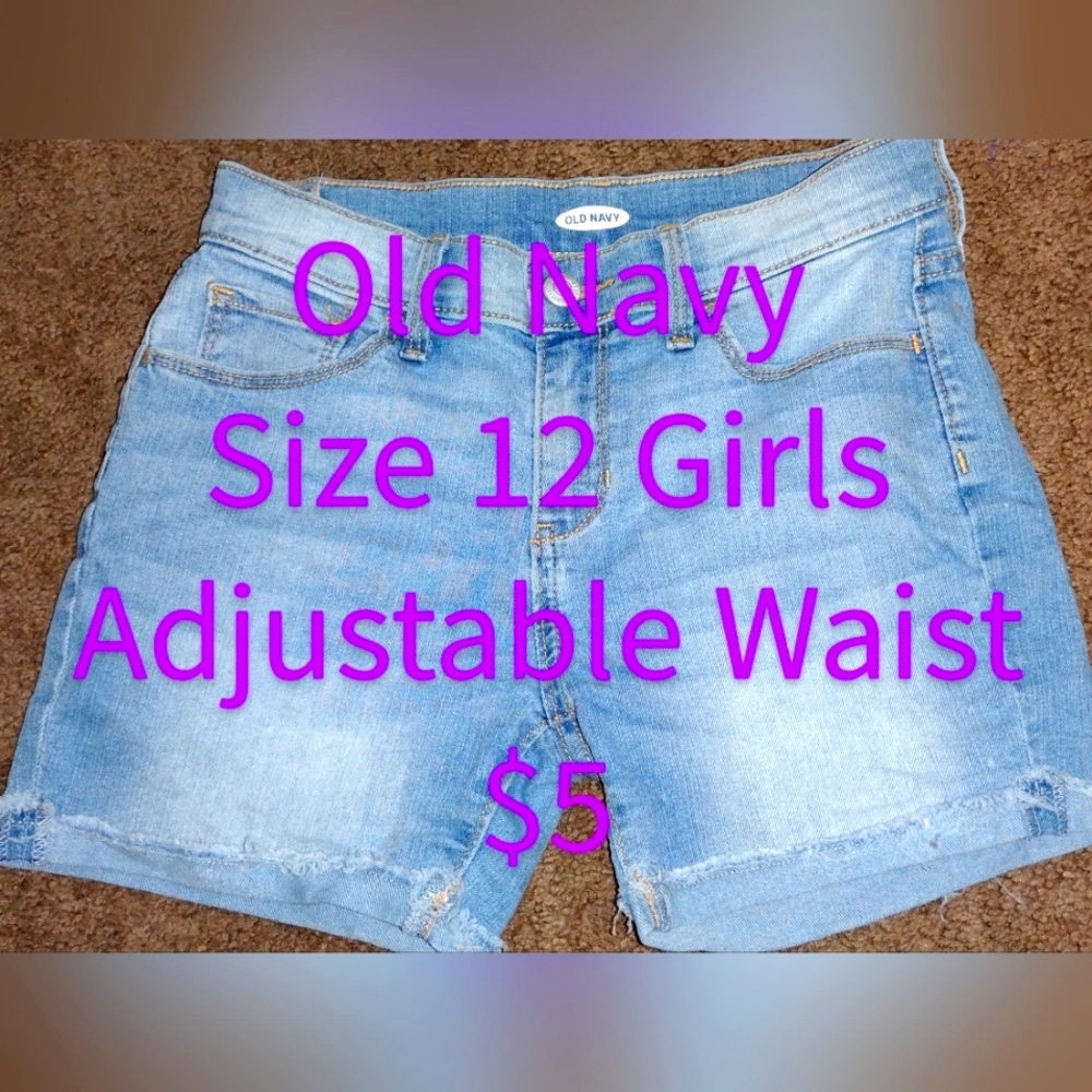 Old Navy Jean Shorts, Size 12 Girls